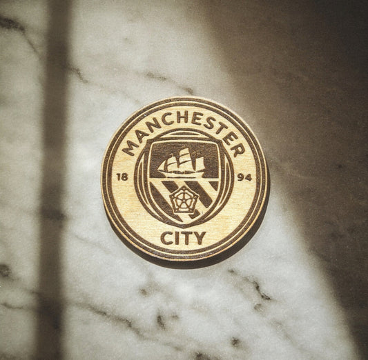 Laser-Cut Waterproof Coasters with Soccer Logos – Perfect for Soccer Fans