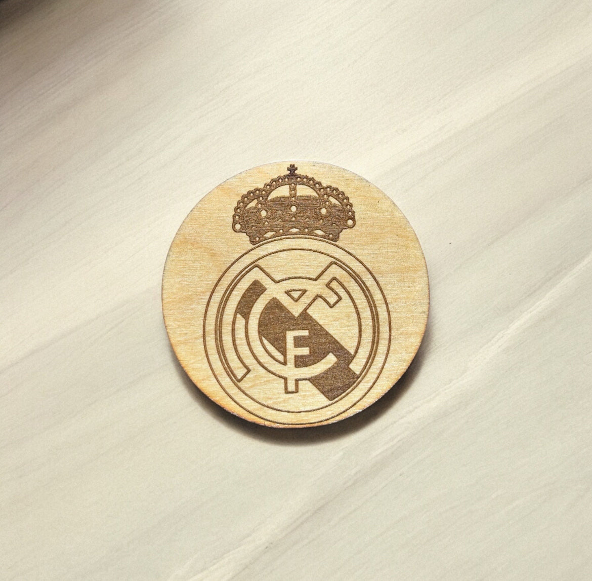 Laser-Cut Waterproof Coasters with Soccer Logos – Perfect for Soccer Fans