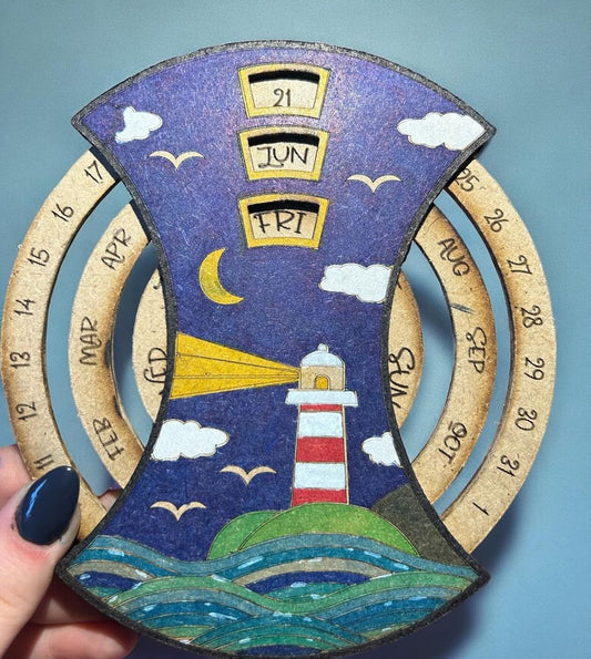 Elegant Handmade Wall Calendar