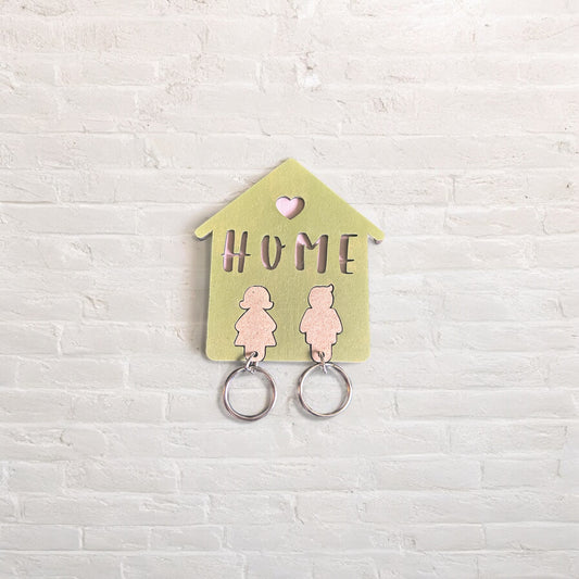 🗝️ His and Hers Keychain Holder Set 🗝️