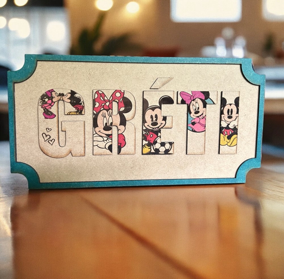 Custom Laser Cut Name Sign