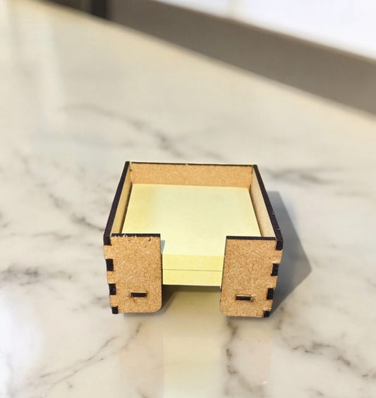 Lasergeschnittener Post-It-Halter