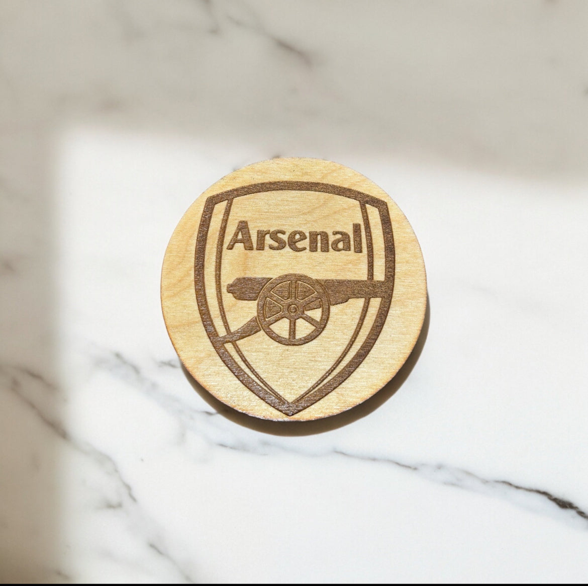 Laser-Cut Waterproof Coasters with Soccer Logos – Perfect for Soccer Fans